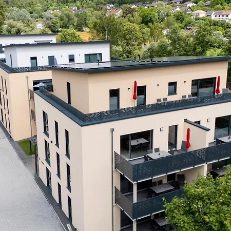 #14 Jsliving Deluxe - Penthouse Mit Dachterrasse Und Panoramablick Kochinsel Badewanne Highspeedwlan