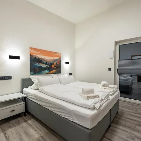 #14 Jsliving Deluxe - Penthouse Mit Dachterrasse Und Panoramablick Kochinsel Badewanne Highspeedwlan Διαμέρισμα Horb am Neckar
