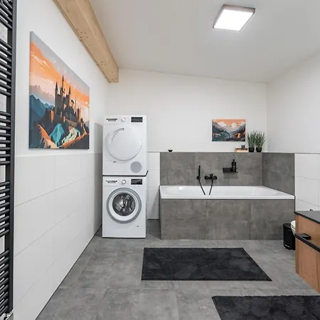 #14 Jsliving Deluxe - Penthouse Mit Dachterrasse Und Panoramablick Kochinsel Badewanne Highspeedwlan Διαμέρισμα Horb am Neckar