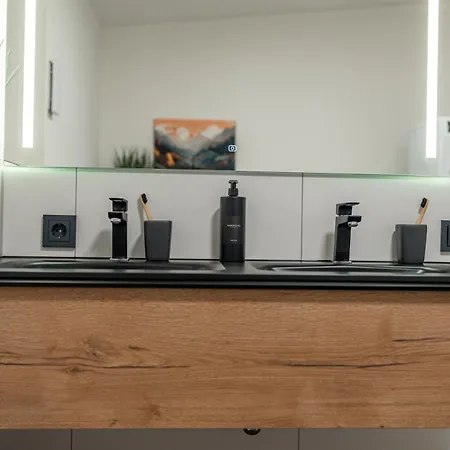 Апартаменты Bps Apartment#14 Panorama Penthouse - Exklusives Penthouse Mit Panorama-ausblick & Luxuskomfort Хорб-ам-Неккар
