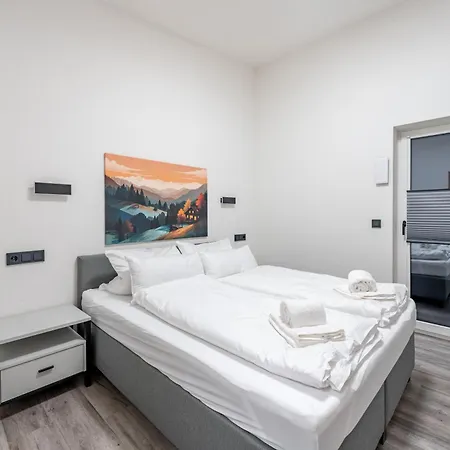 #14 Jsliving Deluxe - Penthouse Mit Dachterrasse Und Panoramablick Kochinsel Badewanne Highspeedwlan Διαμέρισμα *