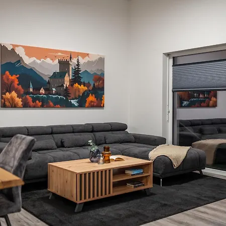 Апартаменты Bps Apartment#14 Panorama Penthouse - Exklusives Penthouse Mit Panorama-ausblick & Luxuskomfort Хорб-ам-Неккар